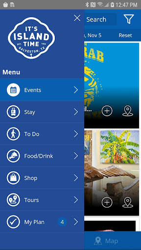 Screenshot of Visit Galveston