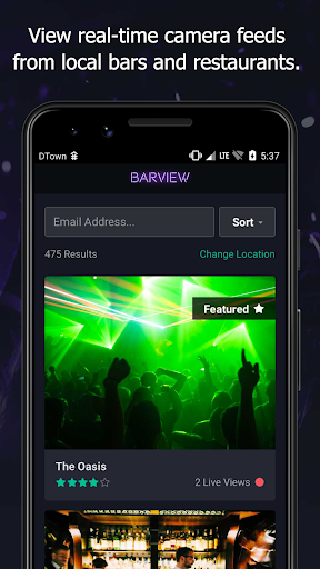 Android application BarView - Choose Your View screenshort