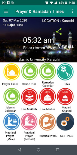 Android application Ramadan Calendar 2024 screenshort