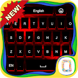 Neon Red keyboard icon