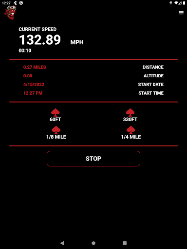 Screenshot of Speed Demon GPS Speedometer