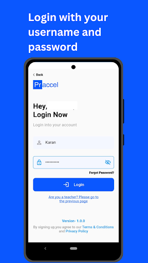 Android application Praccel - Your Read Aloud app screenshort