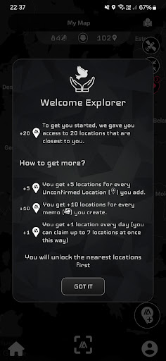Android application Haze Explr screenshort