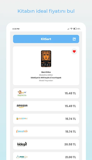 KitSort: Ucuza Kitap Bul Screen 2