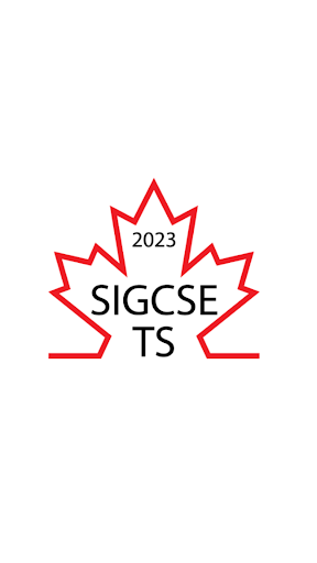 Screenshot of SIGCSE Technical Symposium '23