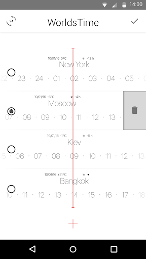 Worlds Time - Zone converter Screenshot 4 - AppWisp.com