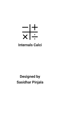 Android application Internals Calci screenshort