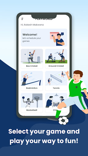BookThePlay - Sports Booking Screen 2