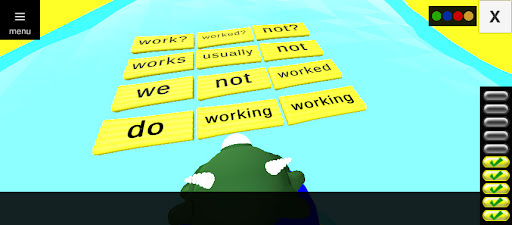 Android application Hepi play games learn English screenshort