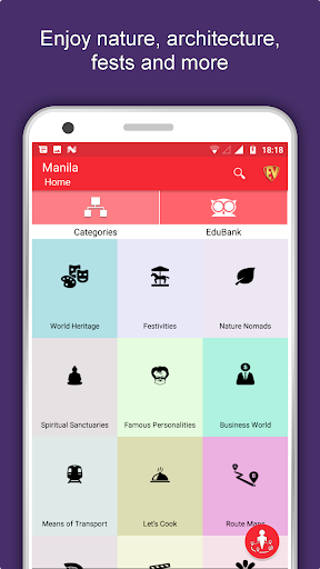 Android application Manila Travel & Explore, Offli screenshort