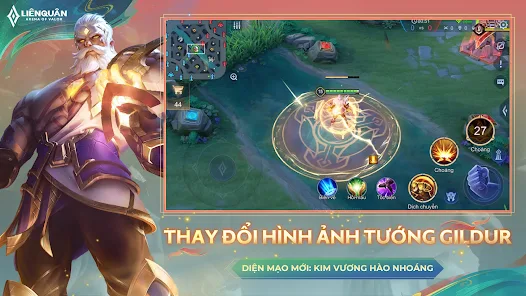 Game thủ trải nghiệm Garena Liên Quân Mobile với tình trạng game đầy hưng phấn và sôi động trong thế giới điện thoại của bạn. Những hình ảnh màu sắc rực rỡ đưa bạn vào một cảm giác siêu thực và đầy năng lượng. Với độ sáng tạo cao cùng chất lượng hình ảnh tuyệt vời, Garena Liên Quân Mobile sẽ khiến bạn mê mẩn và yêu thích ngay từ cái nhìn đầu tiên.