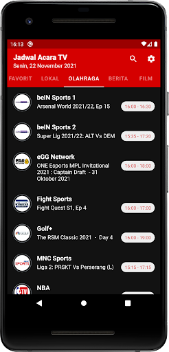 Jadwal Acara TV Screen 3
