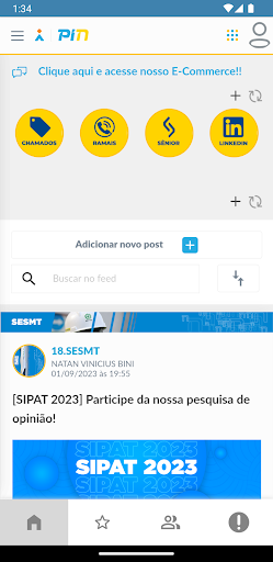 Android application Pin Comunicados screenshort