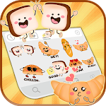 Cover Image of Download Bread Love Emoji Stickers  APK