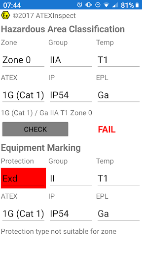 Android application Compex Helper screenshort