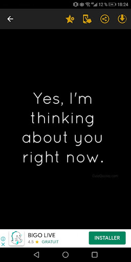 Thinking Of You : Quotes and I Screen 3