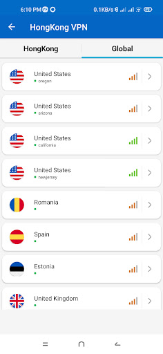 Hong Kong VPN - Fast & Secure Screen 3