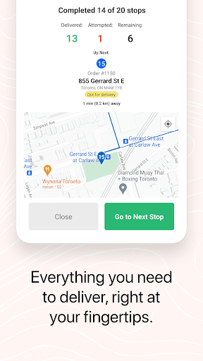 EasyRoutes Delivery Driver Screen 2