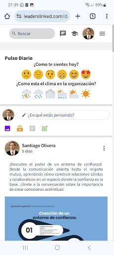 Android application Leaderslinked screenshort