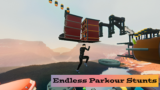 Parkour Runner- Jumping Up Screen 3