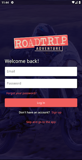 Android application RAW Roadtrip Adventure screenshort