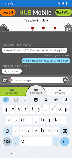 HubMobile Screen 2