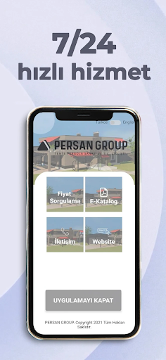 Persan Group App Screen 2