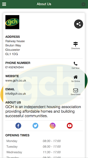 Gloucester City Homes Screen 2