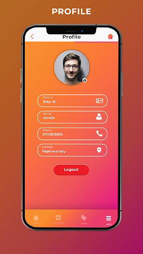 Android application Anu Interiors screenshort