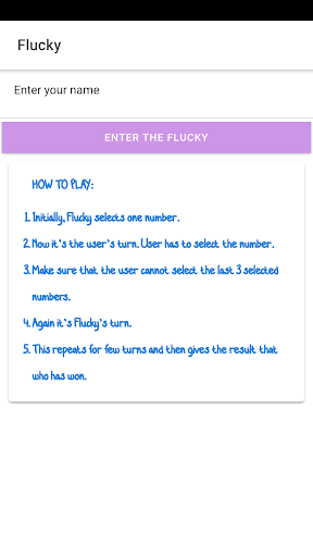 Android application Flucky screenshort
