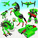 Baixar Ostrich Air Jet Robot Car Game Instalar Mais recente APK Downloader