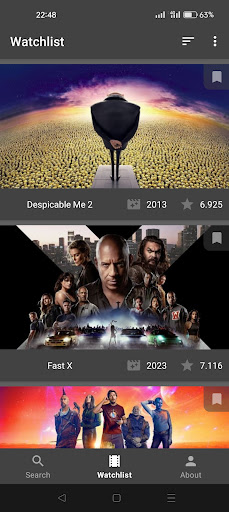 Android application MovieApp 3 screenshort