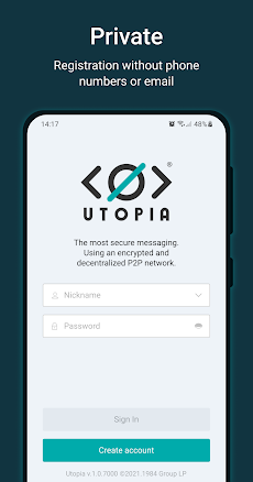 Utopia — Private Messengerのおすすめ画像1