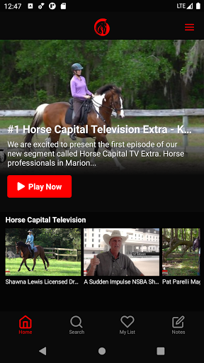 Android application Horse Capital Television screenshort