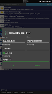 SFTP plugin to Ghost Commander Screenshot