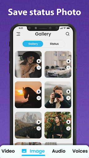 Android application Gallery for WhatsApp screenshort