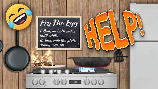 Fry The Egg - Physics Cook Sim