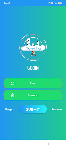 Android application Townfy screenshort