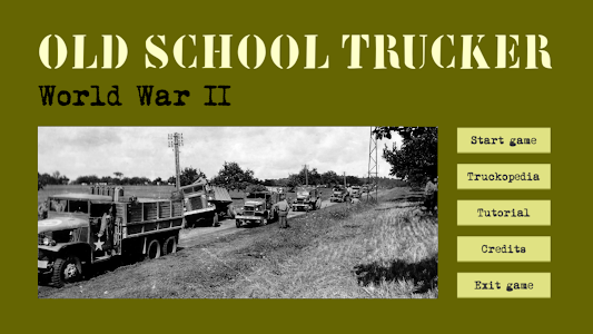 Old School Trucker WW2 Unknown
