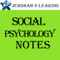 SOCIAL PSYCHOLOGY NOTES