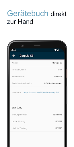 MediLager Screen 3