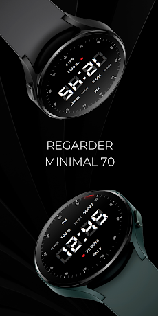 Minimal 70 Digital Watch Faceのおすすめ画像2