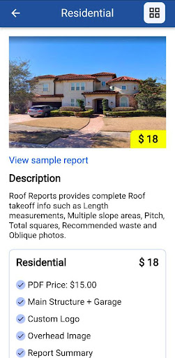 Roof Measuring Screen 3