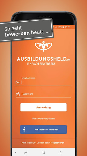 Android application AUSBILDUNGSHELD.de screenshort