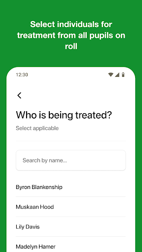 First aid forms Screen 2