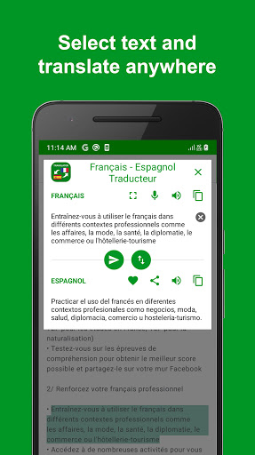 French - Spanish Translator Screenshot 4 - AppWisp.com