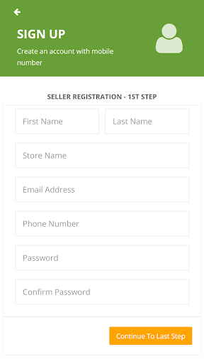 MultiCityStore Seller APP