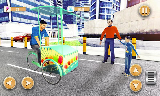 City Ice Cream Man Free Delivery Simulator Game 3D 2.8 screenshots 2