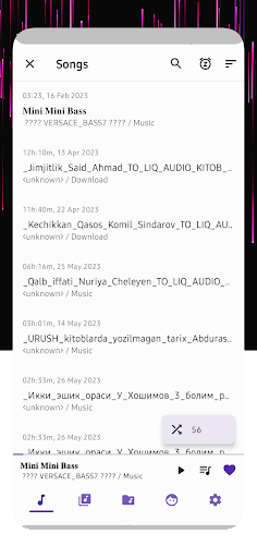 Android application MP3 player Music player screenshort