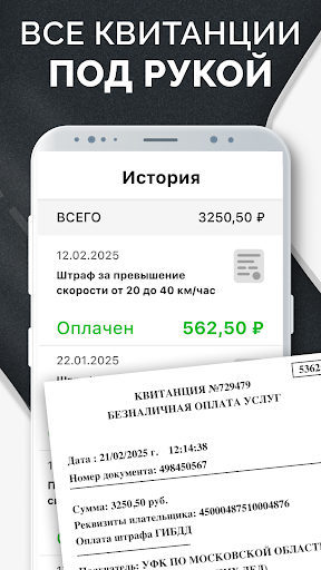 Штрафы ГИБДД официальные РФ screenshot 6